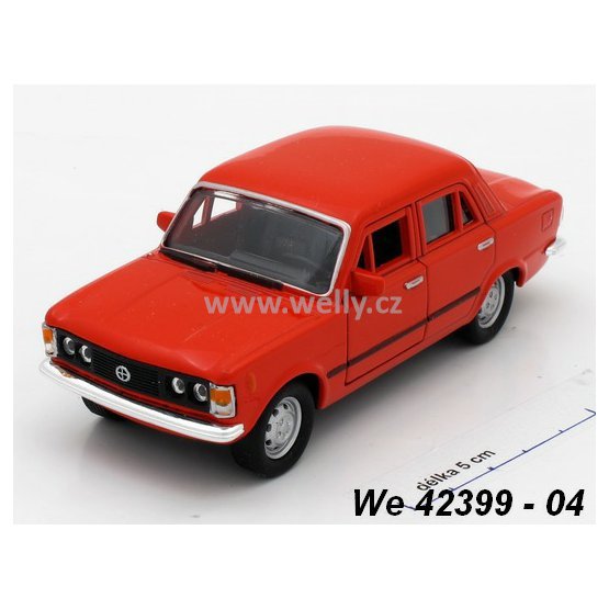 Welly 1:34-39 Fiat 125p (red) - code Welly 42399