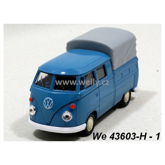 Welly 1:34-39 VW T1 Double Cabin Pick Up (blue) - code Welly 43603H, modely aut
