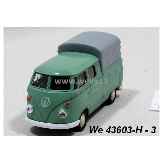 Welly 1:34-39 VW T1 Double Cabin Pick Up (green) - code Welly 43603H