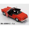 Welly Peugeot 404 Cabriolet ´57 convertible (red) - code Welly 43604C, modely aut