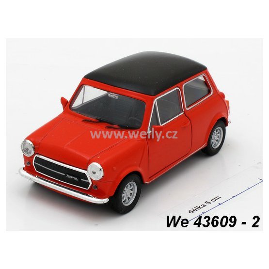 Welly 1:34-39 Mini Cooper 1300 (red) - code Welly 43609