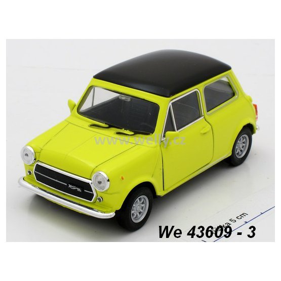 Welly 1:34-39 Mini Cooper 1300 (yellow) - code Welly 43609