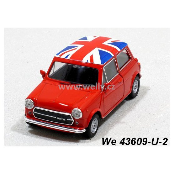 Welly 1:34-39 Mini Cooper 1300 (UK - red) - code Welly 43609U