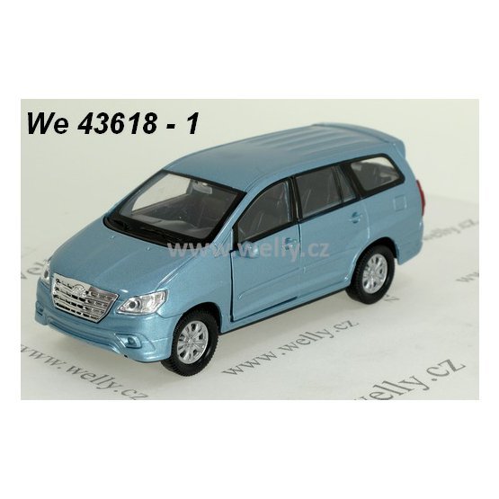 Welly 1:34-39 Toyota Innova (blue) - code Welly 43618