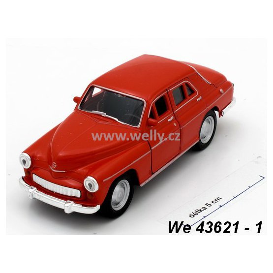 Welly 1:34-39 FSM Warszawa 224 (red) - code Welly 43621
