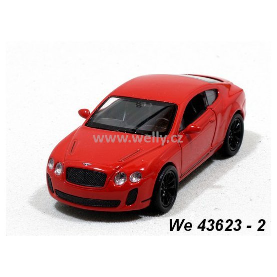 Welly 1:34-39 Bentley Continental Supersports (red) - code Welly 43623