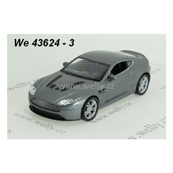 Welly 1:34-39 Aston Martin V12 Vantage (grey) - code Welly 43624