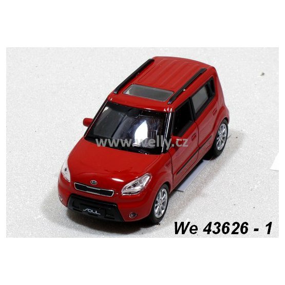 Welly 1:34-39 Kia Soul (red) - code Welly 43626, modely aut