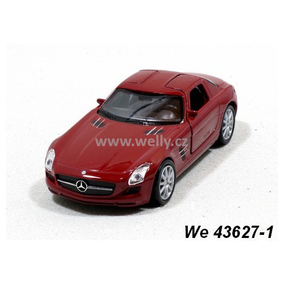Welly 1:34-39 Mercedes-Benz SLS AMG (red) - code Welly 43627, modely aut