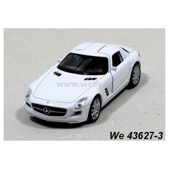 Welly 1:34-39 Mercedes-Benz SLS AMG (white) - code Welly 43627, modely aut