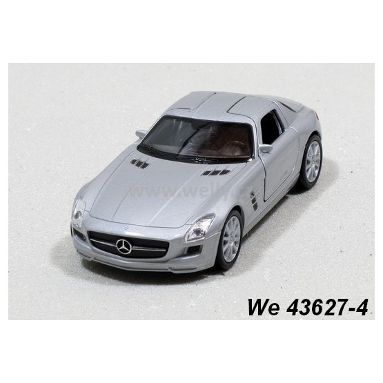 Welly 1:34-39 Mercedes-Benz SLS AMG (silver) - code Welly 43627, modely aut