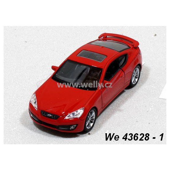 Welly 1:34-39 Hyundai Genesis Coupe (red) - code Welly 43628, modely aut