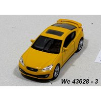 Welly 1:34-39 Hyundai Genesis Coupe (yellow) - code Welly 43628, ukončena výroba