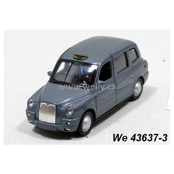 Welly 1:34-39 London Taxi TX4 (grey) - code Welly 43637