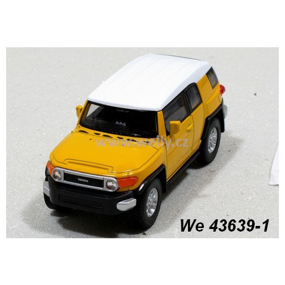 Welly 1:34-39 Toyota FJ Cruiser (yellow) - code Welly 43639