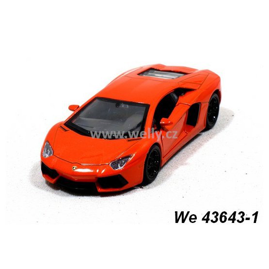 Welly 1:34-39 Lamborghini Aventador LP700-4 (orange) - code Welly 43643, modely aut