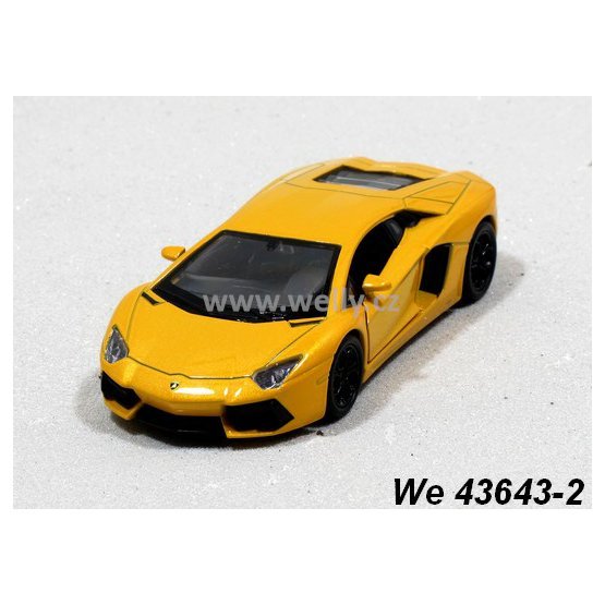 Welly 1:34-39 Lamborghini Aventador LP700-4 (yellow) - code Welly 43643