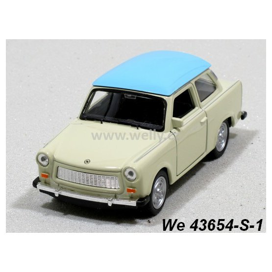 Welly 1:34-39 Trabant 601 (cream/blue) - code Welly 43654S, modely aut