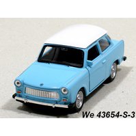 Welly 1:34-39 Trabant 601 (blue/white) - code Welly 43654S