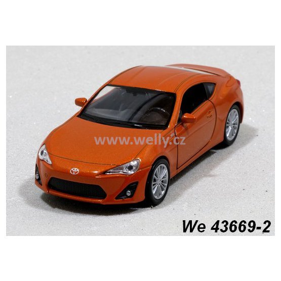 Welly 1:34-39 Toyota 86 (orange) - code Welly 43669, modely aut