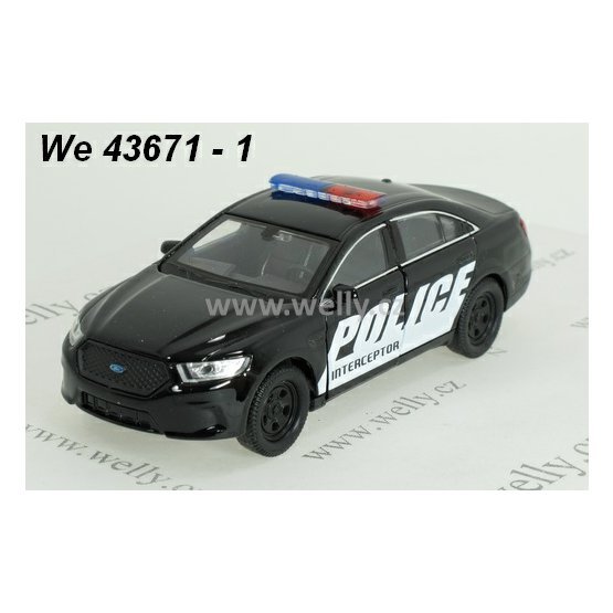 Welly 1:34-39 Ford Interceptor Police (black) - code Welly 43671, modely aut
