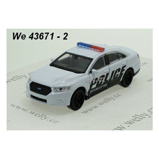 Welly 1:34-39 Ford Interceptor Police (white) - code Welly 43671