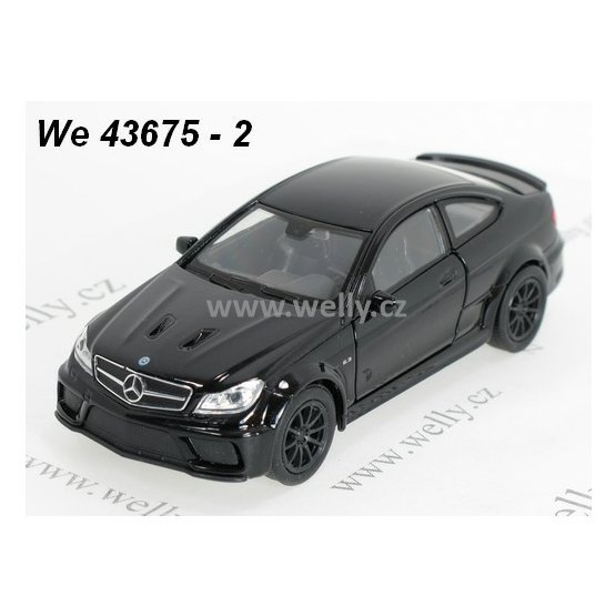 Welly 1:34-39 Mercedes-Benz C63 AMG Coupe (black) - code Welly 43675