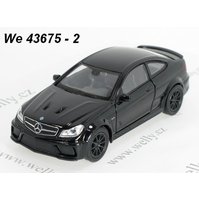 Welly 1:34-39 Mercedes-Benz C63 AMG Coupe (black) - code Welly 43675, ukončena výroba