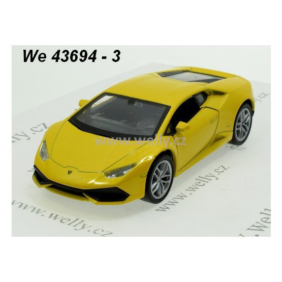 Welly 1:34-39 Lamborghini Huracan LP 610-4 (yellow) - code Welly 43694,