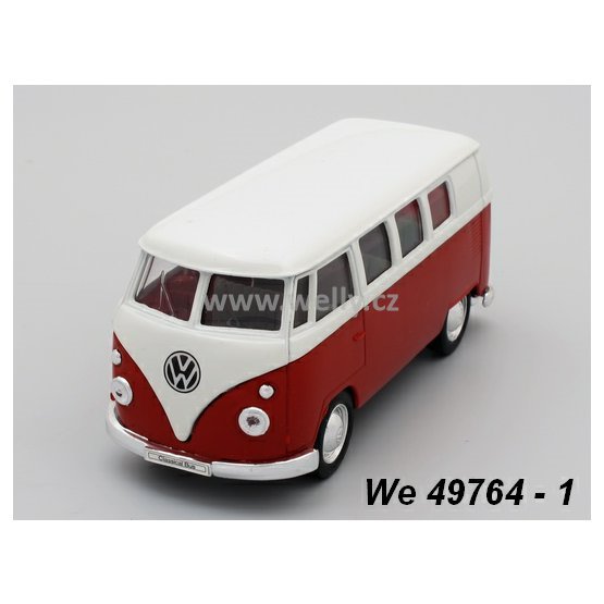 Welly 1:34-39 Volkswagen ´62 Classical Bus (red) - code Welly 49764, modely aut