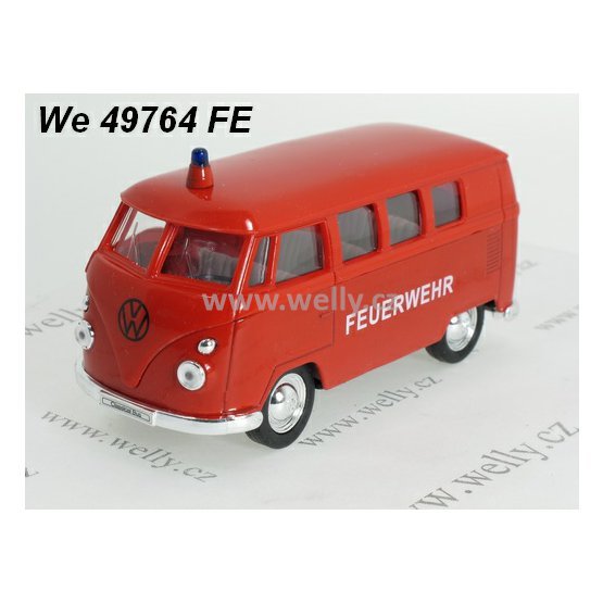 Welly 1:34-39 Volkswagen ´62 Classical Bus (Feuerwehr) - code Welly 49764FE