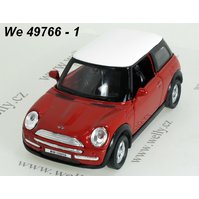Welly 1:34-39 Mini Cooper (red/white) - code Welly 49766