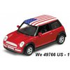 Welly 1:34-39 Mini Cooper (USA red) - code Welly 49766US