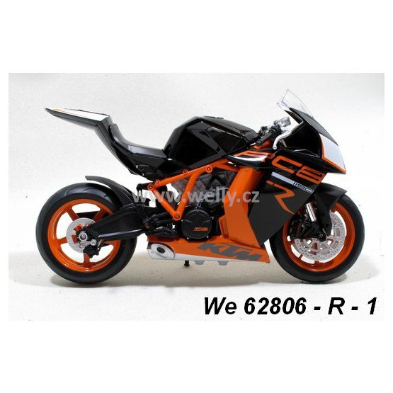 Welly 1:10 KTM 1190 RC8R (black), code Welly 62806R, modely motocyklů