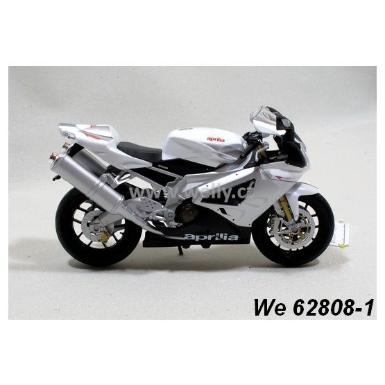 Welly 1:10 Aprilia RSV 1000R (silver), code Welly 62808, modely motocyklů