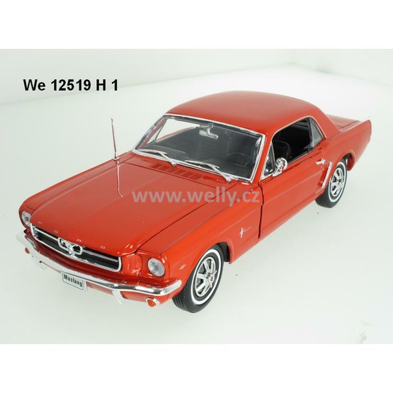 Welly 1:18 Ford 1964-1/2 Mustang Coupe (red) - code Welly 12519H, modely aut