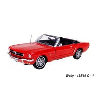 Ford 1964-1/2 Mustang Coupe (red) - code Welly 12519H, modely aut