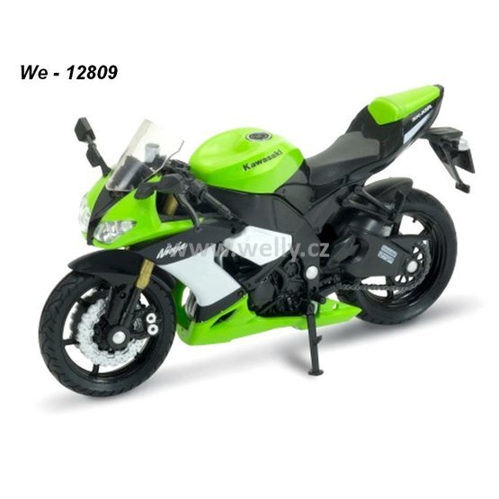 Welly 1:18 Kawasaki 2009 Ninja ZX-10R (green) - code Welly 12809, model motocyklu