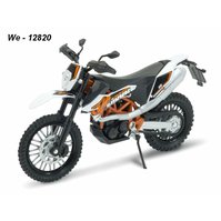Welly 1:18 KTM 690 Enduro R (white) - code Welly 12820, model motocyklu