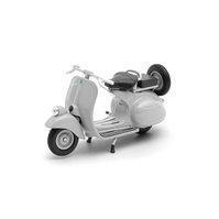 .Welly 1:18 Vespa 1953 125cc (light grey) - code Welly 12847, model motocyklu