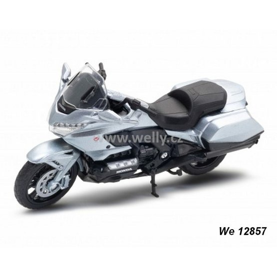 Welly 1:18 Honda Gold Wing new (silver grey) - code Welly 12857, model motocyklu