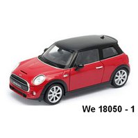 Welly 1:18 New Mini Hatch (red) - code Welly 18050, modely aut