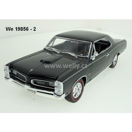 Welly 1:18 Pontiac 1966 GTO (black) - code Welly 19856, modely aut