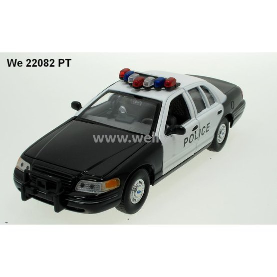 Welly 1:24 Ford 1999 Crown Victoria Police - code Welly 22082PT, modely aut