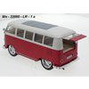 VW 1963 T1 Bus Low Ride (red) - code Welly 22095LR, modely aut