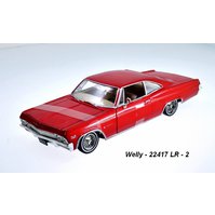 Welly 1:24 Chevrolet 1965 Impala SS 396 (red) - code Welly 22417, modely aut