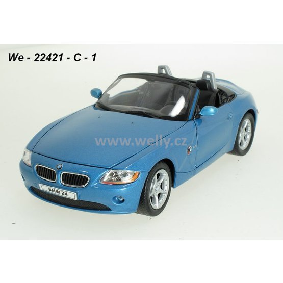 Welly 1:24 BMW Z4 convertible (blue) - code Welly 22421C, modely au