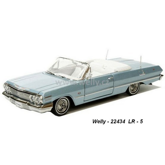 Welly 1:24 Chevrolet 1963 Impala (black) - code Welly 22434, modely aut