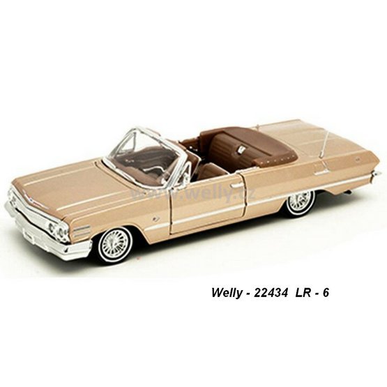 Welly 1:24 Chevrolet 1963 Impala (black) - code Welly 22434, modely aut