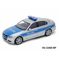 Welly 1:24 MOQ BMW 330i (Polizei - silver) - code Welly 22465BP, modely aut